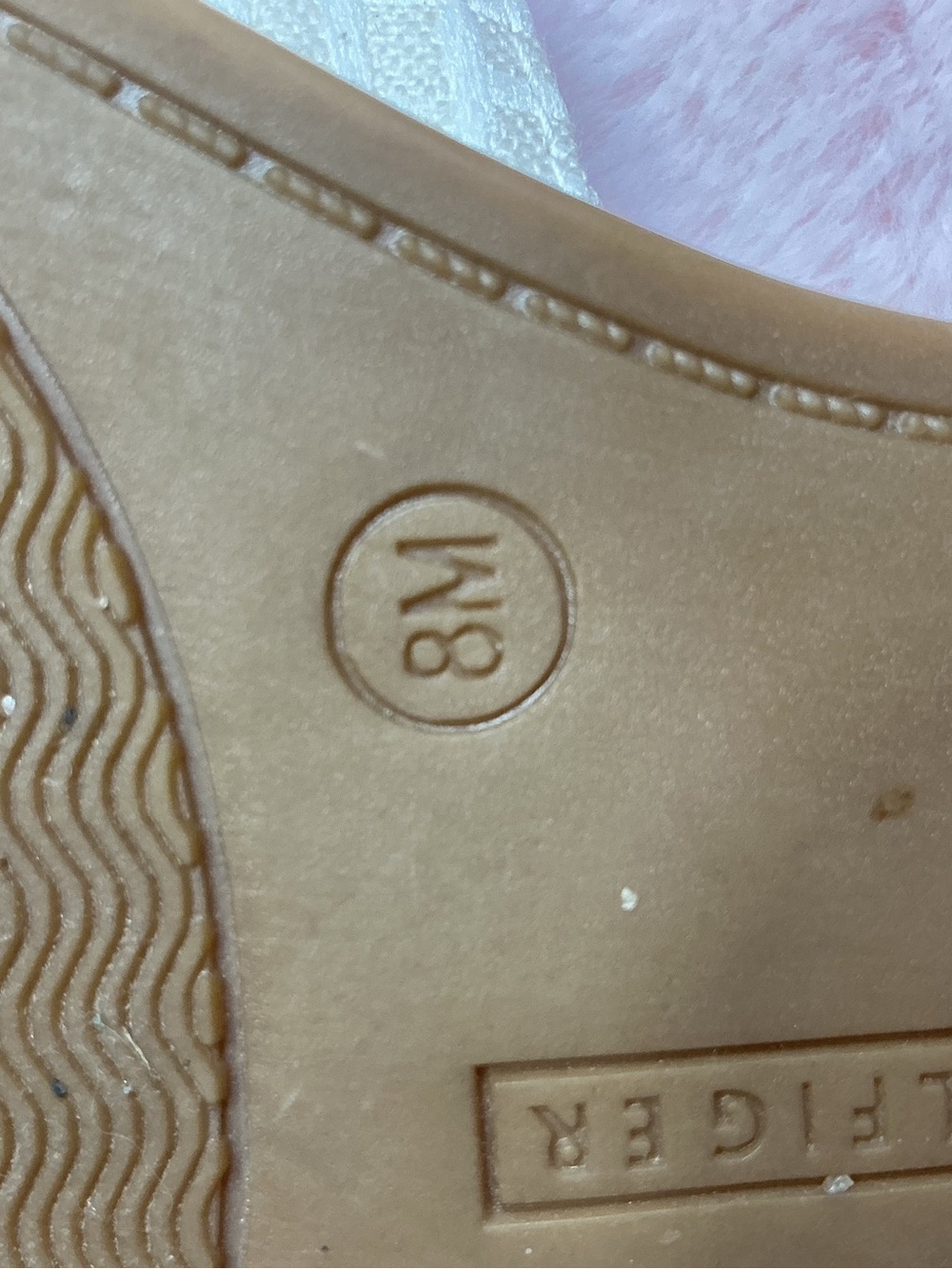 Tommy Hilfiger Cream Slide Mules with Gold Logo Accent 142 - Picture 5 of 5